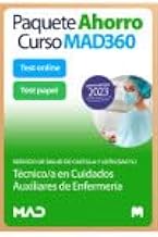 Paquete Ahorro Curso MAD360 + Test PAPEL y ONLINE Técnico/a en Cuidados Auxiliares de Enfermería del Servicio de Salud de Castilla y León (SACYL)