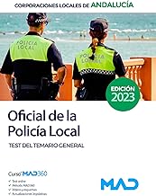Oficial de la Policía Local de Andalucía.Test del Temario General