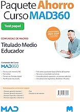 Oposiciones Titulado Medio Educador (Grupo II) de la Comunidad de Madrid. Paquete Ahorro de Libros y Curso MAD360