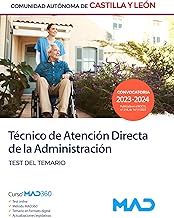 Técnico de Atención Directa de la Administración de la Comunidad de Castilla y León. Test del temario