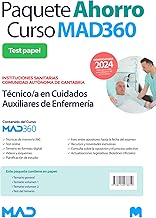 Oposiciones Técnico/a en Cuidados Auxiliares de Enfermería de Instituciones Sanitarias de la Comunidad Autónoma de Cantabria. Paquete Ahorro de Libros y Curso MAD360