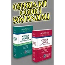 Codici sostanziali avvocato 2018. Kit: Codice civile e delle leggi civili speciali. Annotato con la giurisprudenza-Codice penale e delle leggi penali speciali. Annotato con la giurisprudenza