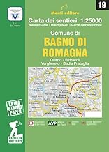 Carta dei sentieri. Bagno di Romagna 1:25000