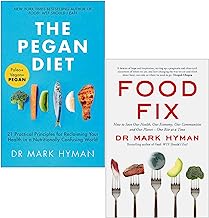 Dr Mark Hyman 2 Books Collection Set (The Pegan Diet & Food Fix)