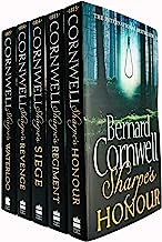 Bernard Cornwell The Sharpe Series 16 to 20: 5 Books Collection Set(Honour 1813, Regiment 1913, Siege 1814, Revenge 1814 & Waterloo 1815)