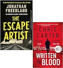 The Escape Artist [Hardcover] By Jonathan Freedland & Written in Blood By Chris Carter 2 Books Collection Set