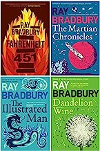 Ray Bradbury Collection 4 Books Set (Fahrenheit 451, The Martian Chronicles, The Illustrated Man, Dandelion Wine)
