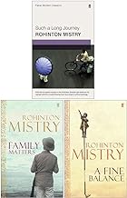 Rohinton Mistry Collection 3 Books Set (Such a Long Journey, Family Matters, A Fine Balance)