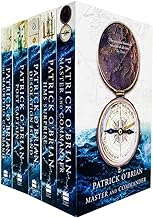 Patrick O'Brian Aubrey-Maturin Series 5 Books Collection Set (Master and Commander, Post Captain, HMS Surprise, The Mauritius Command, Desolation Island)