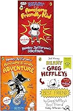Jeff Kinney 3 Books Collection Set (Diary of an Awesome Friendly Kid, Rowley Jefferson's Awesome Friendly Adventure, Diary of Greg Heffley's Best Friend World Book Day 2019)