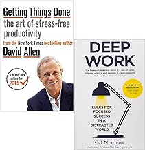 Getting Things Done By David Allen & Deep Work By Cal Newport 2 Books Collection Set