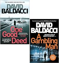 David Baldacci Aloysius Archer Series 2 Books Collection Set (One Good Deed, A Gambling Man)