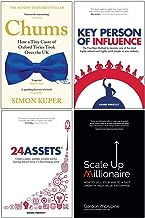 Chums [Hardcover], Key Person of Influence, 24 Assets, Scale Up Millionaire 4 Books Collection Set