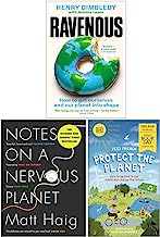 Ravenous [Hardcover], Notes on a Nervous Planet, Protect the Planet World Book Day Collection 3 Books Set