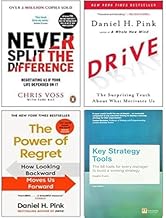 Never Split the Difference, Drive, The Power of Regret, 24 Assets 4 Books Collection Set