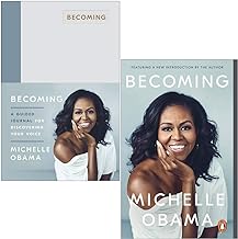 Michelle Obama Collection 2 Books Set (Becoming A Guided Journal [Hardcover] & Becoming)