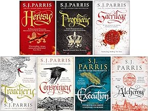 Giordano Bruno Series 7 Books Collection Set by S. J. Parris (Heresy, Prophecy, Sacrilege, Treachery, Conspiracy, Execution & [Hardcover] Alchemy)