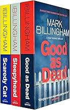 Mark Billingham Tom Thorne Novels Series 3 Books Collection Set (Sleepyhead, Scaredy Cat, Lifeless)