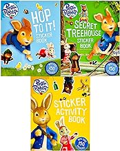 Peter Rabbit Animation Collection 3 Books Set (Hop to It! Sticker Book, Secret Treehouse Sticker Activity Book, Sticker Activity Book)