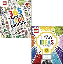 365 Things to Do with LEGO Bricks By DK & The LEGO Ideas Book New Edition You Can Build Anything! By Simon Hugo, Tori Kosara 2 Books Collection Set
