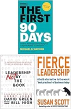 The First 90 Days [Hardcover], Leadership Not by the Book [Hardcover] & Fierce Leadership 3 Books Collection Set