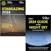 Foblit ltd Philip's Stargazing 2024 di Nigel Henbest e Guida al cielo notturno 2024 di Storm Dunlop, Wil Tirion, Royal Observatory Greenwich Set di 2 libri