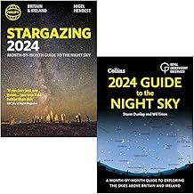 Foblit ltd Philip's Stargazing 2024 di Nigel Henbest e Guida al cielo notturno 2024 di Storm Dunlop, Wil Tirion, Royal Observatory Greenwich Set di 2 libri