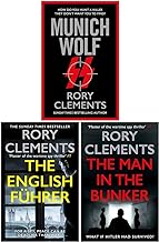 Rory Clements Collection 3 Books Set (Munich Wolf [Hardcover], The English Führer & The Man in the Bunker)