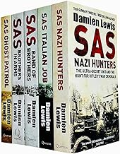 Foblit ltd Damien Lewis SAS Collection Set di 5 Libri (Cacciatori nazisti, Lavoro Italiano, Band of Brothers, Band of Brothers, Brothers in Arms, Ghost Patrol)