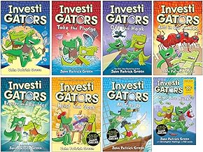 Foblit ltd Collezione di libri della serie InvestiGators 8 di John Patrick Green (InvestiGators, Take the Plunge, Off the Hook, Ants in Our PANTS, Braver and Boulder, Heist and Seek, All Tide Up e alt
