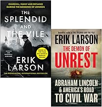 Erik Larson Collection 2 Books Set (The Splendid and the Vile & The Demon of Unrest)