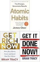Atomic Habits, Get Rich Now & Get It Done Now 3 Books Collection Set